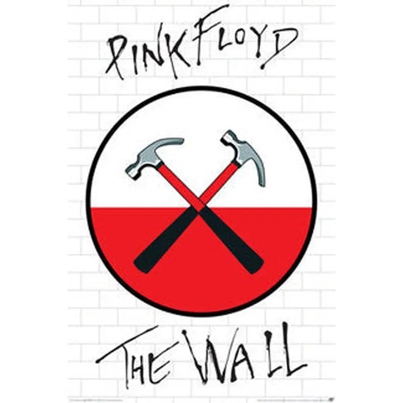 Pink Floyd "The Wall" Logo Poster - Aquarius