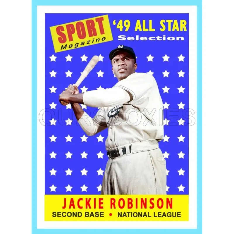 Jackie Robinson 1958 Topps AS Custom Card - 4141