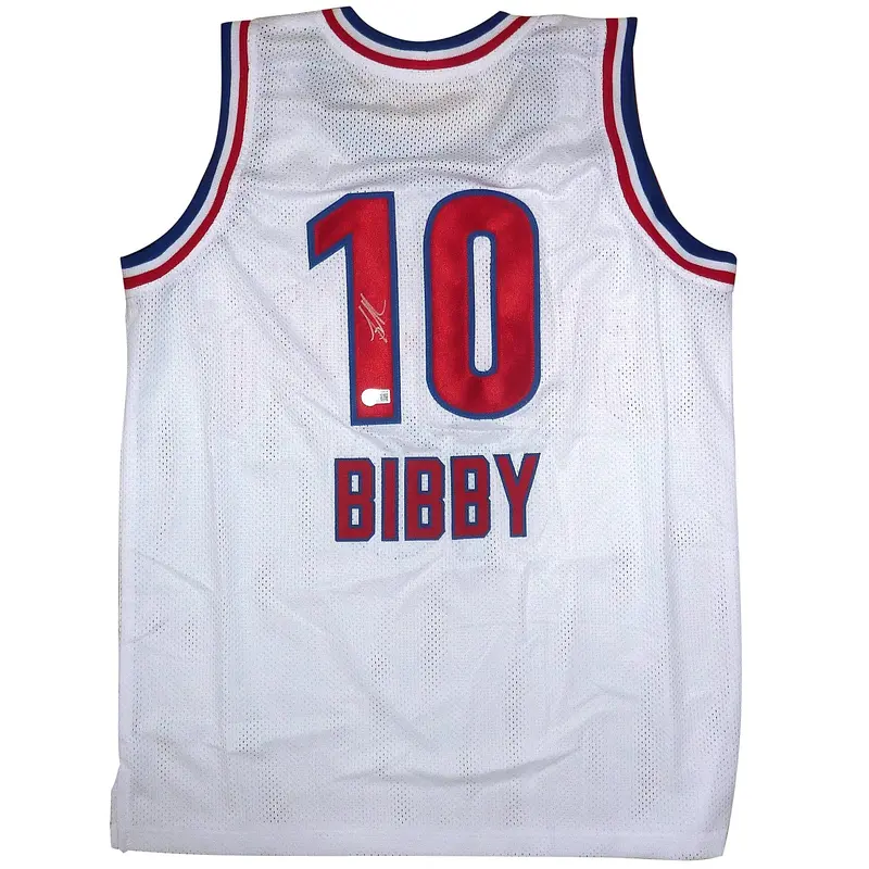 Mike Bibby Autographed Sacramento (White #10) Custom Jersey - Beckett