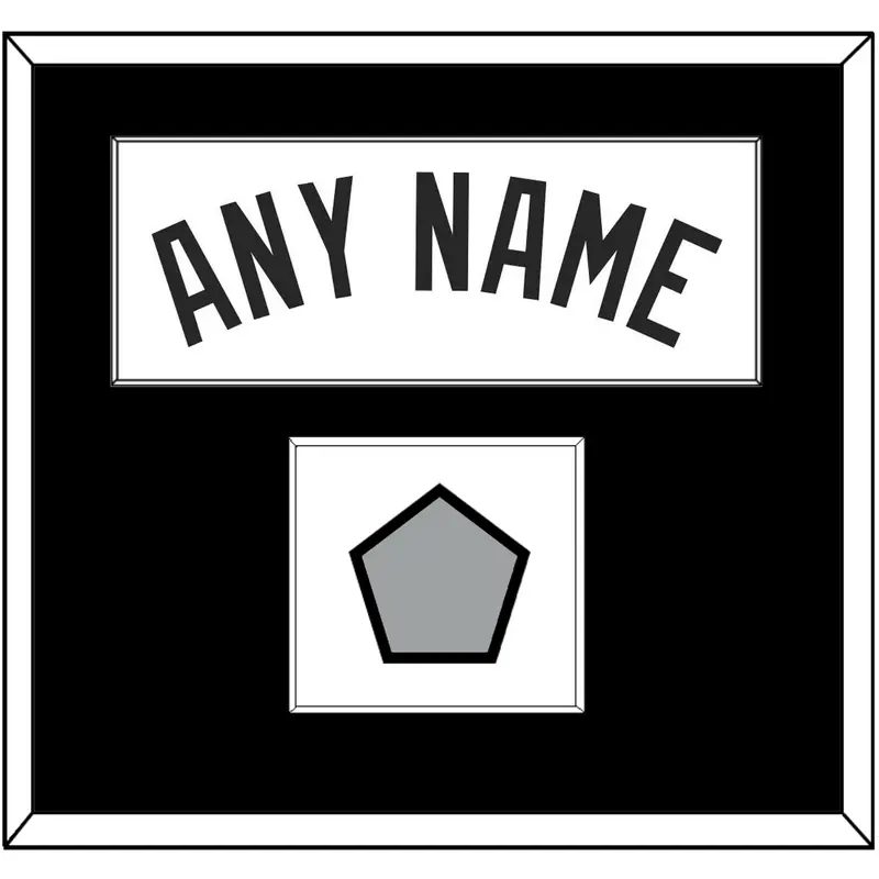 San Antonio Name & Champions Patch - Home White (2002-2017) - Single Mat 1