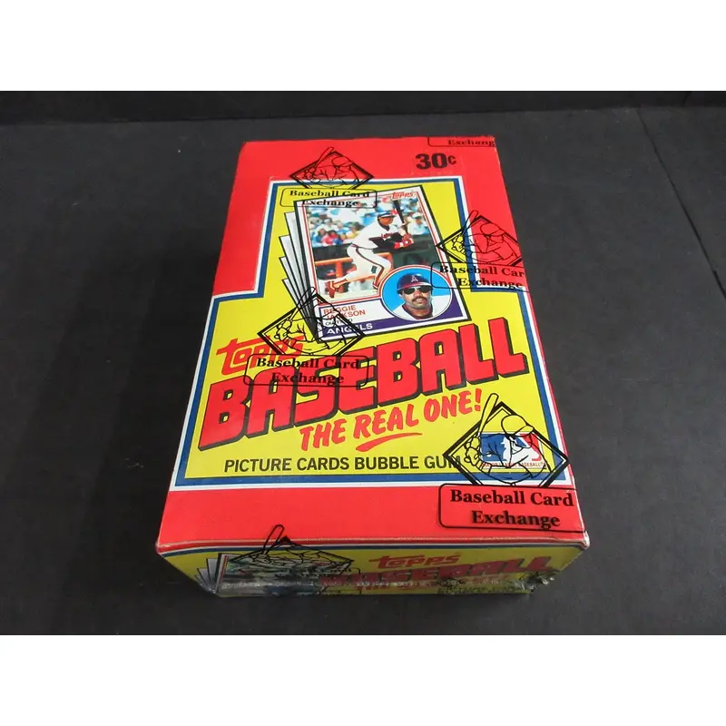 1983 Topps Baseball Unopened Michigan Test Box (FASC)