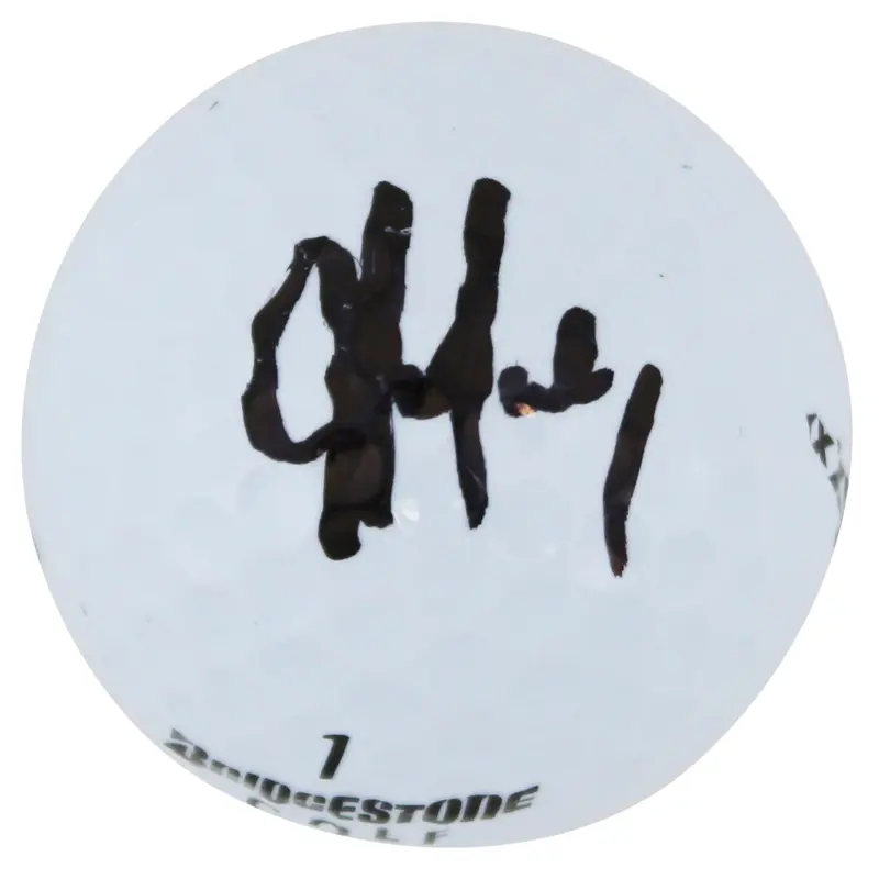 Aaron Baddley Signed Bridgestone WM Open Logo Golf Ball BAS #AC33601