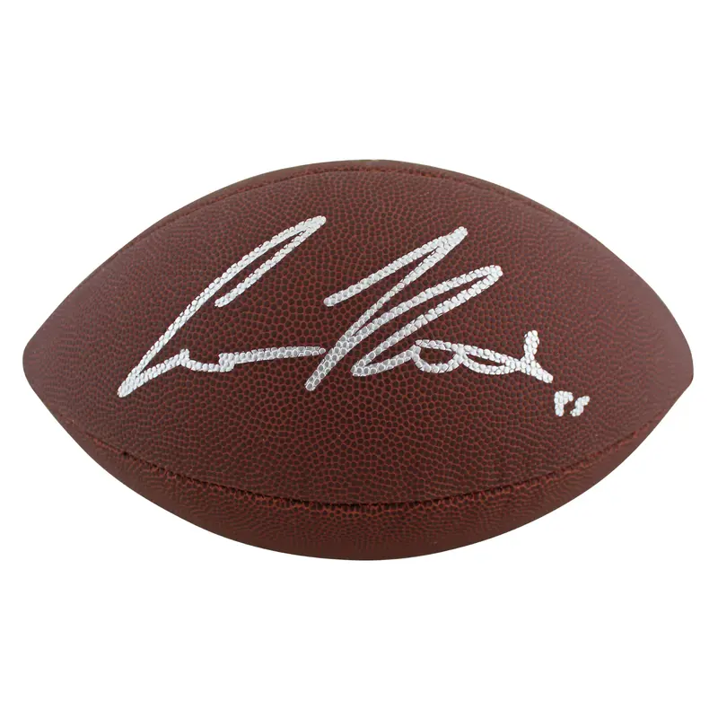 Bears Cole Kmet Authentic Signed Super Grip Nfl Football Autographed BAS Witness