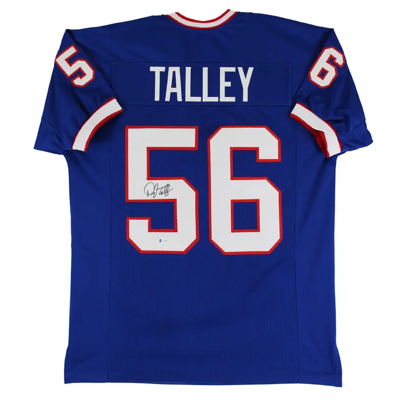 Darryl Talley Authentic Signed Blue Pro Style Jersey Autographed BAS Witnessed