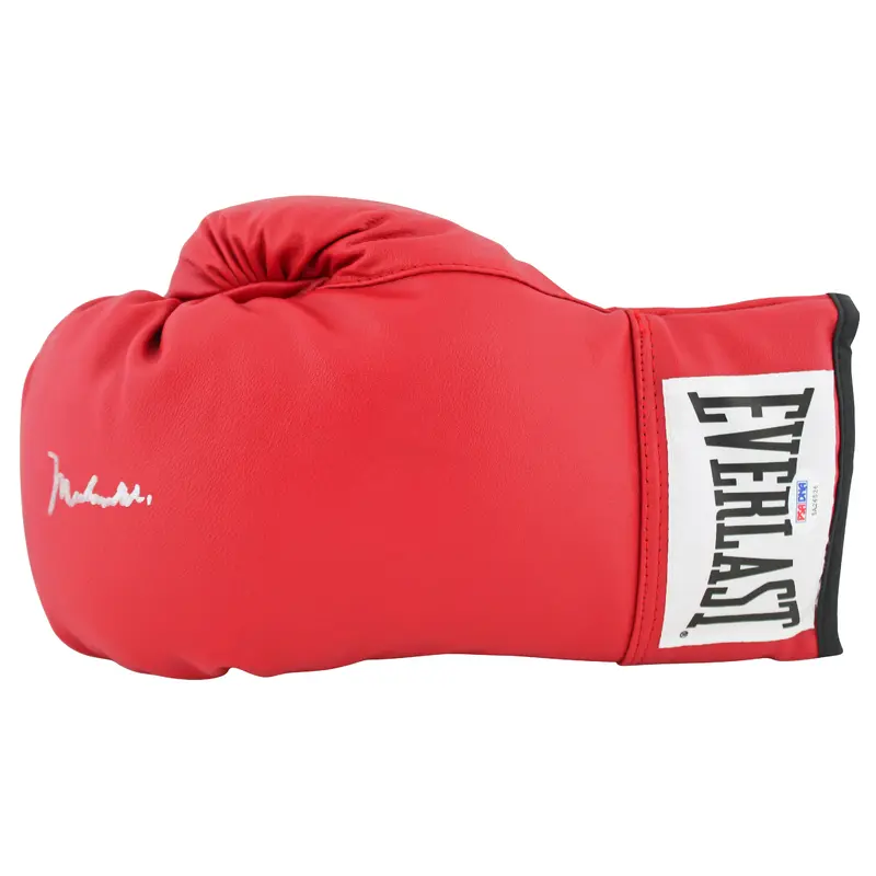 Muhammad Ali Authentic Signed Red Everlast Boxing Glove PSA/DNA Itp #5A26526