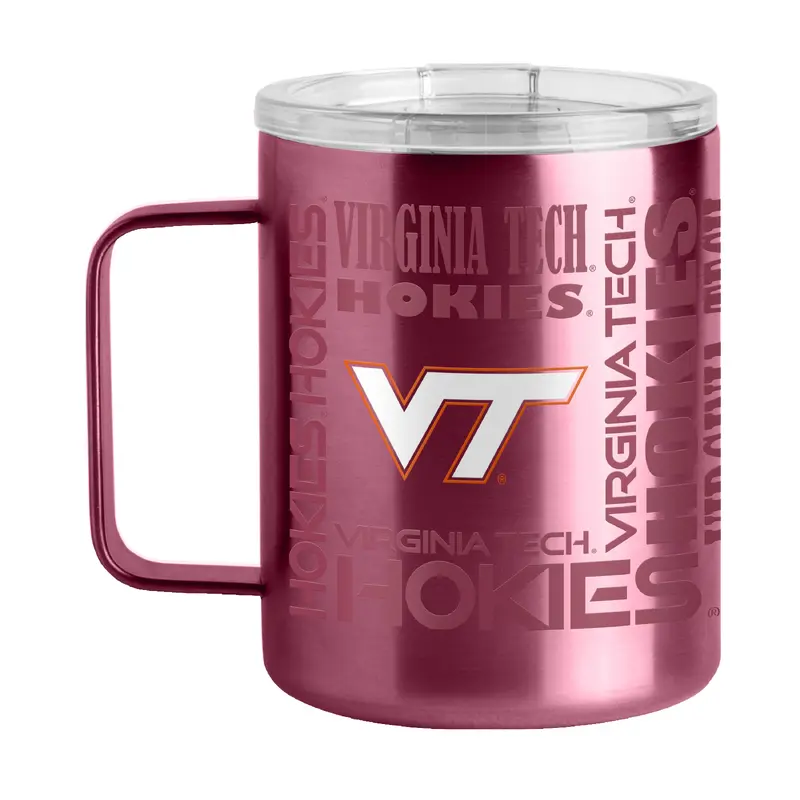 Virginia Tech 15oz Replay Stainless Steel Mug