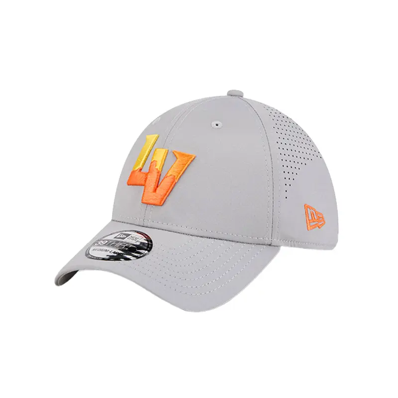 New Era LV Gray Perf 39THIRTY Stretch Fit Hat