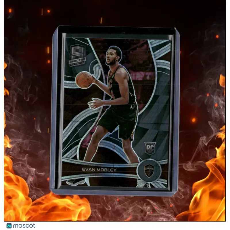 2021-22 Panini Spectra Evan Mobley Variation Black and White Asia Prizm Rookie