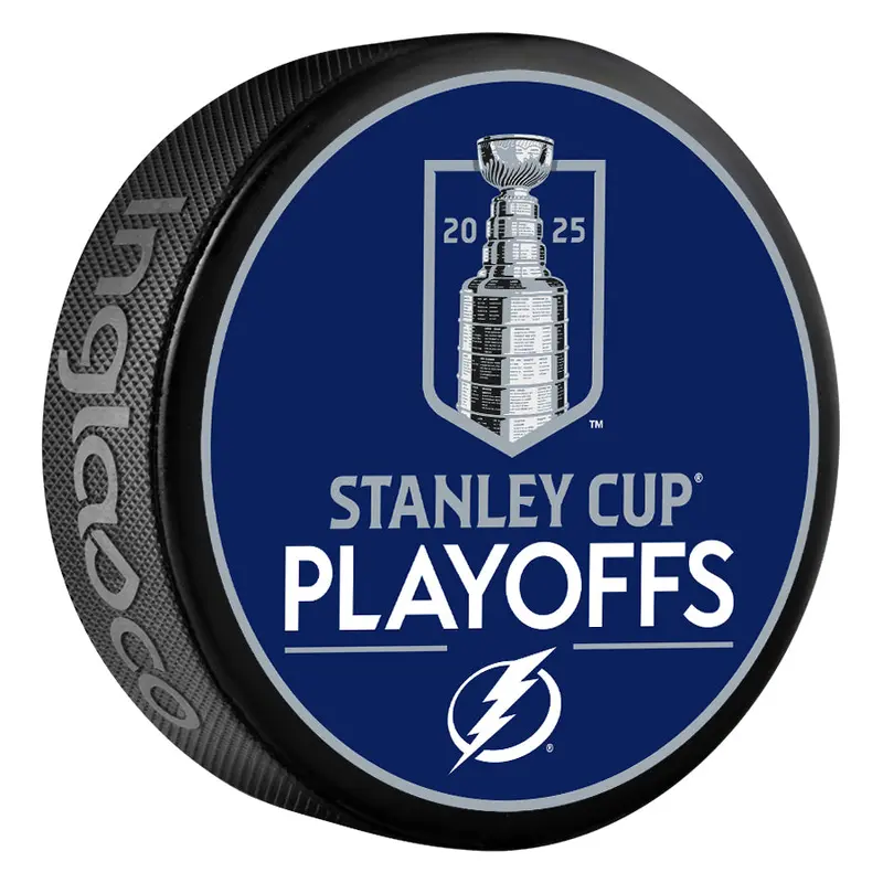NHL Tampa Bay Lightning 2025 Stanley Cup Playoffs Souvenir Collector Hockey Puck