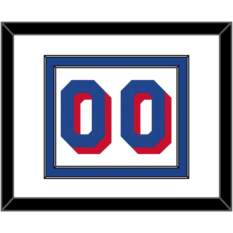 Philadelphia Number - White Association - Double Mat 1