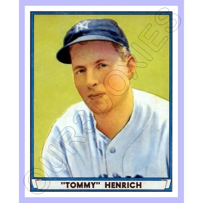 Tommy Henrich 1941 Play Ball Reproduction Card - 3783