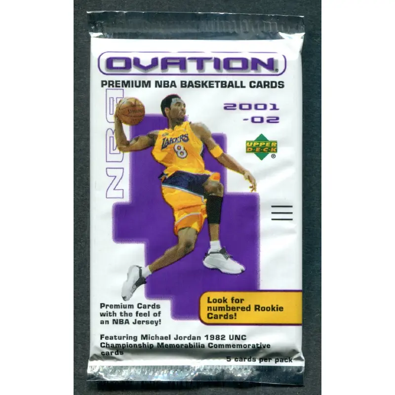 2001/02 Upper Deck Ovation Basketball Unopened Pack (5)