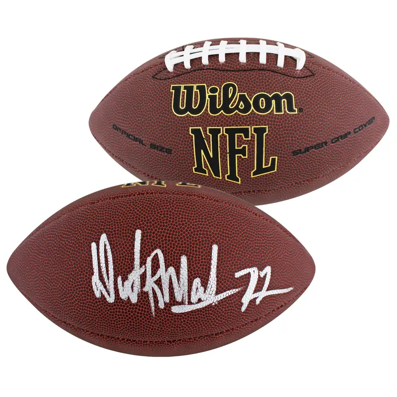 Commanders Dexter Manley Authentic Signed Super Grip Nfl Football BAS Witnessed