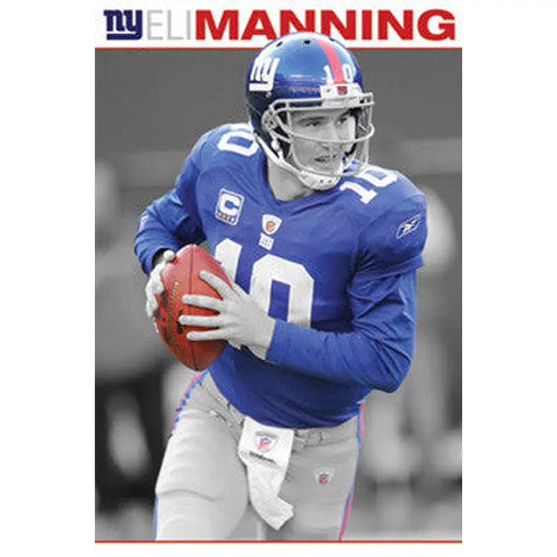 Eli Manning "Superstar" New York Giants NFL Football Poster - Costacos Sports