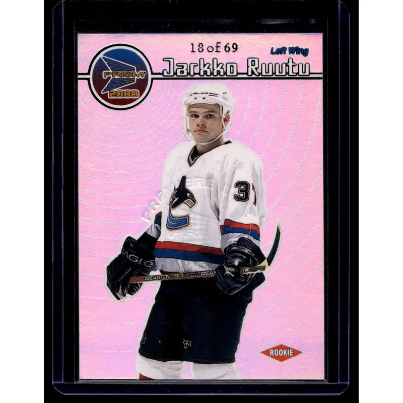 1999-00 Pacific Prism - Premiere Date - Jarkko Ruutu #144 /69 RC