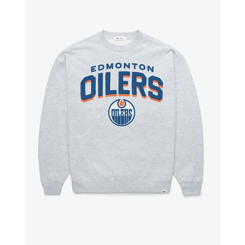 EDMONTON OILERS CAMPUS ARCH CLOUD '47 OVERSIZED CREW WOMENS