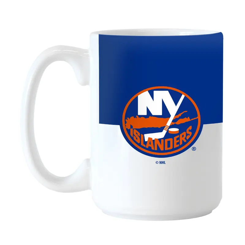 NY Islanders Color Block 15 oz Sublimated Mug