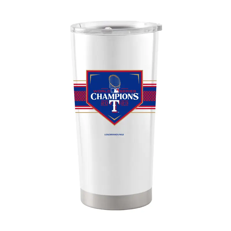 Texas Rangers 20oz 2023 World Series Champions Stainless Tumbler