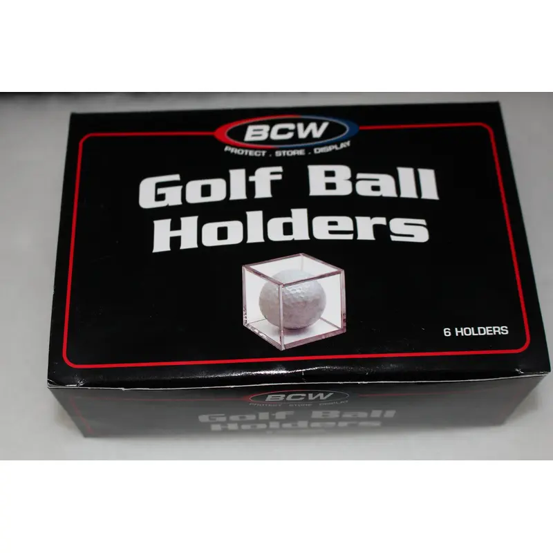 BCW Golf Ball Holders, Box of 6, New, Sealed