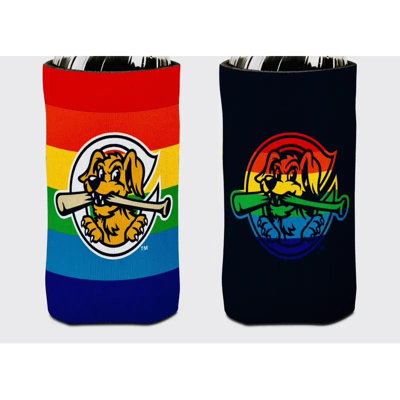 Charleston RiverDogs "Tall Boy" Rainbows Koozie