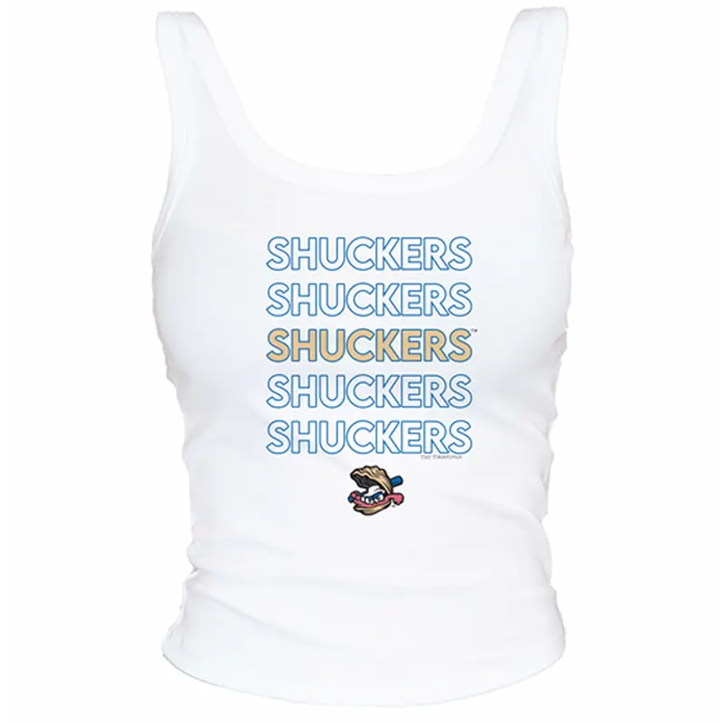 Tiny Turnip Women's Classic Stacked Shuckers Ribbed Tank