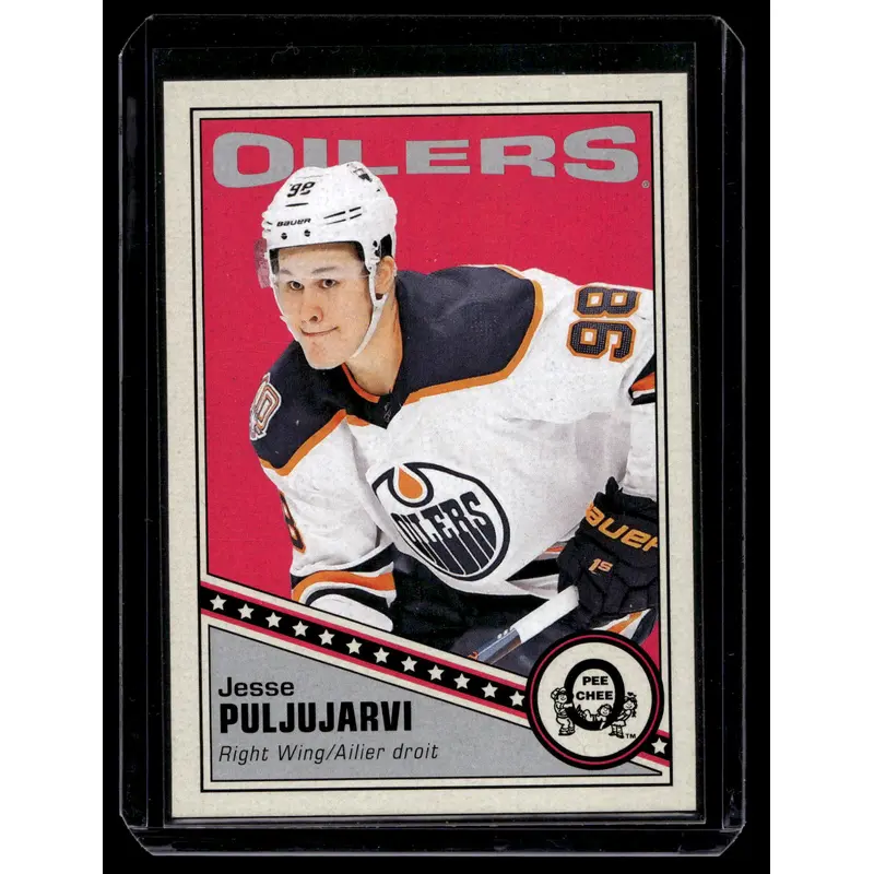 2019-20 O-Pee-Chee - Retro Blank Backs - Jesse Puljujarvi #398