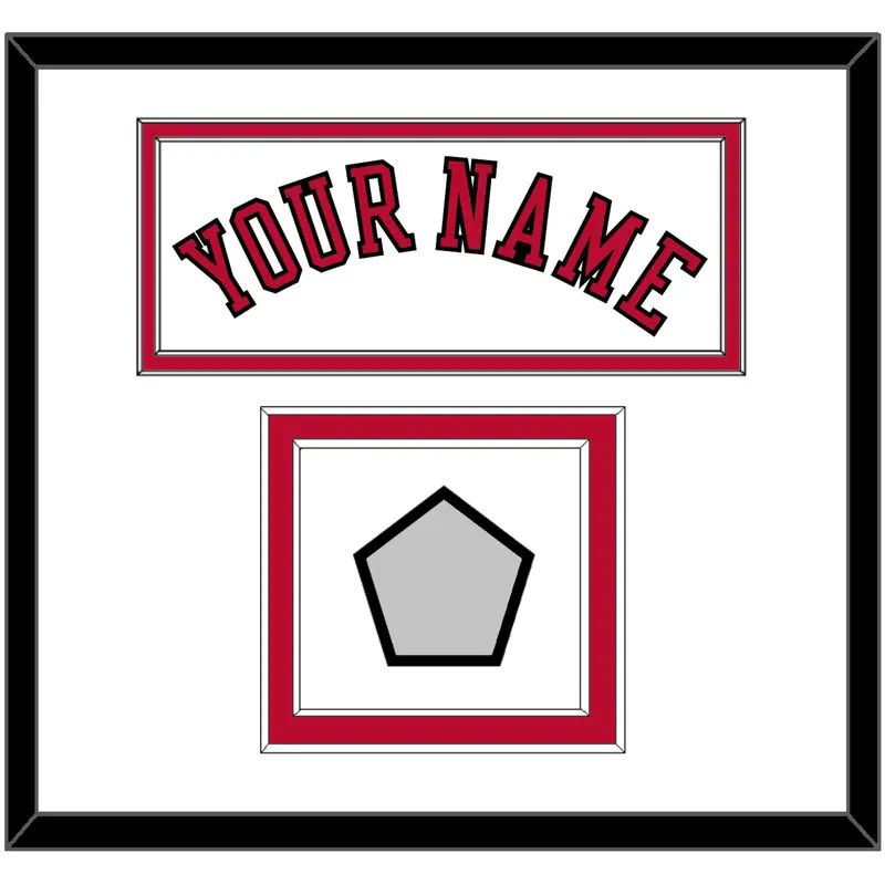 Chicago Name & 2X Champions Patch - Home White (1986-2017) - Double Mat 1