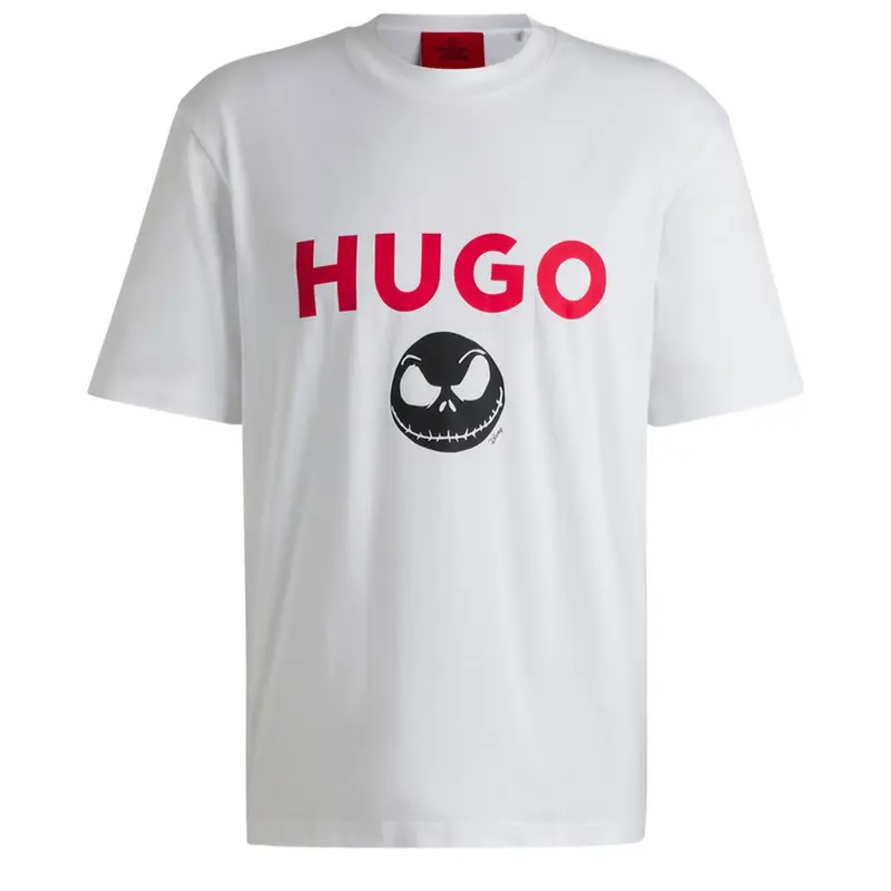HUGO BOSS MENS T SHIRT WHITE DIGHTMARE NBC 50537986100