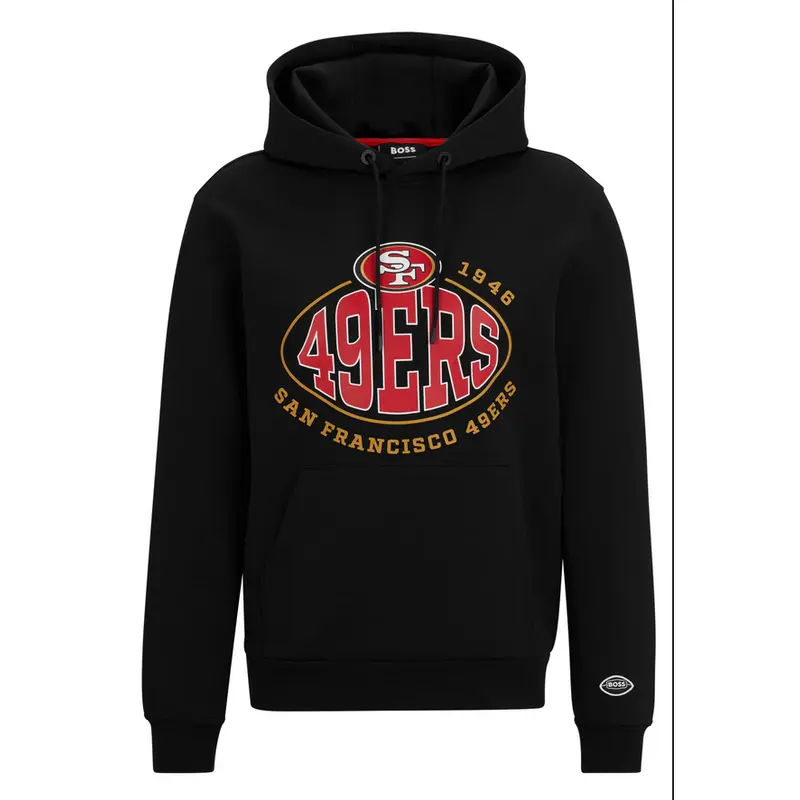 SAN FRANCISCO 49ERS SWEATER MENS BLACK W-TOUCHBAG NFL, 50504598016