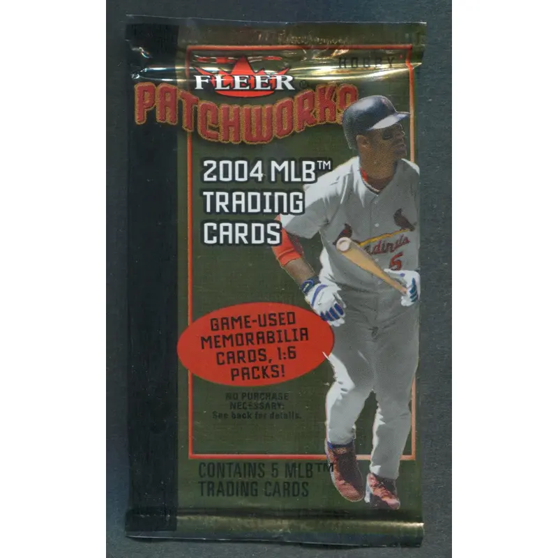 2004 Fleer Patchworks Baseball Unopened Pack (Hobby) (5)