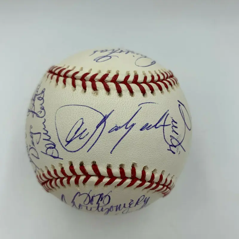 Beautiful 1975 Boston Red Sox Champs Team Signed Baseball Carl Yastrzemski JSA