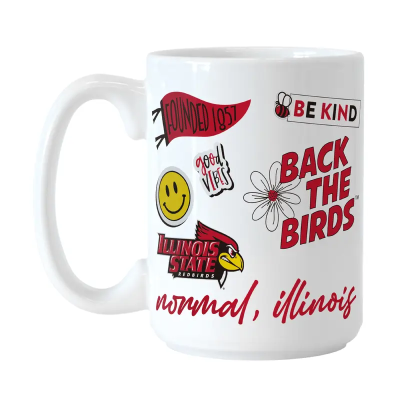 Illinois State 15oz Native Sublimated Mug