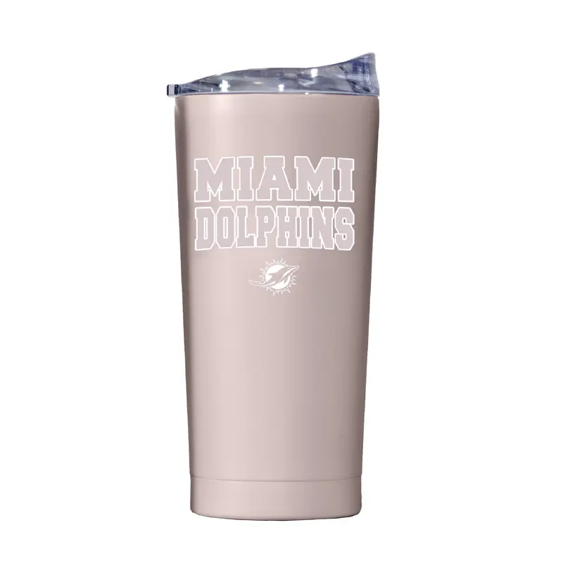 Miami Dolphins 20oz Stencil Powder Coat Tumbler