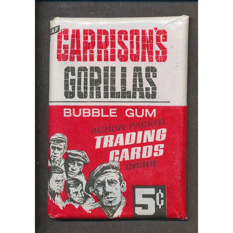 1967 Leaf Garrisons Gorillas Unopened Wax Pack