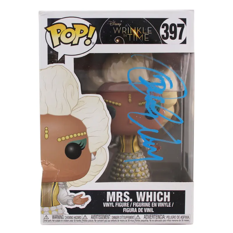 Oprah Winfrey A Wrinkle In Time Signed #397 Funko Pop Vinyl Figure Damaged BAS
