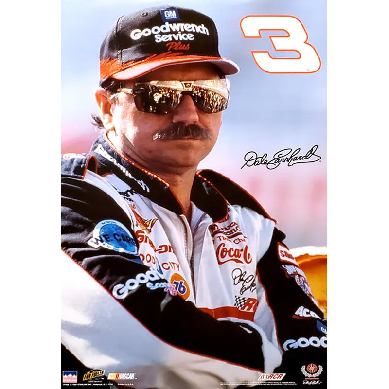 Dale Earnhardt "Attitude" NASCAR Racing Poster - Starline 1998