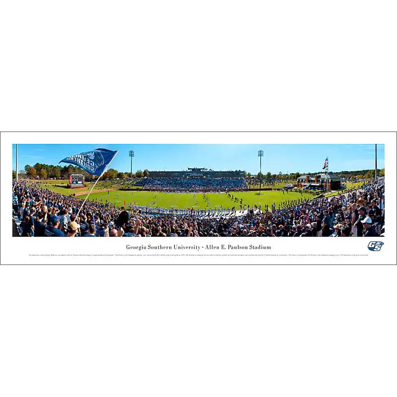 Georgia Southern Eagles Football Gameday Panoramic Poster Print - Blakeway 2009