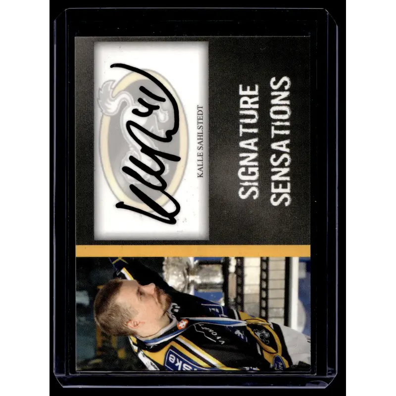 2007-08 Cardset Signature Sensations - Kalle Sahlstedt /85