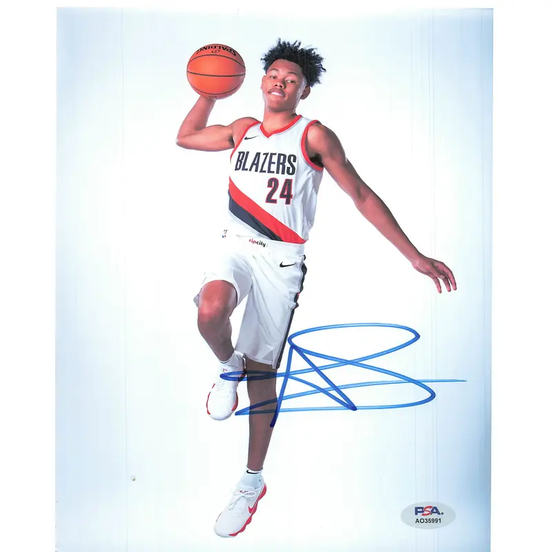 Anfernee Simons signed 8x10 photo PSA/DNA Trailblazers Autographed