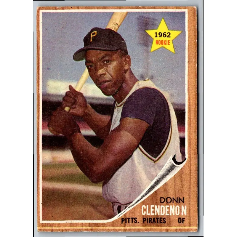 1962 Topps Donn Clendenon #86 Rookie