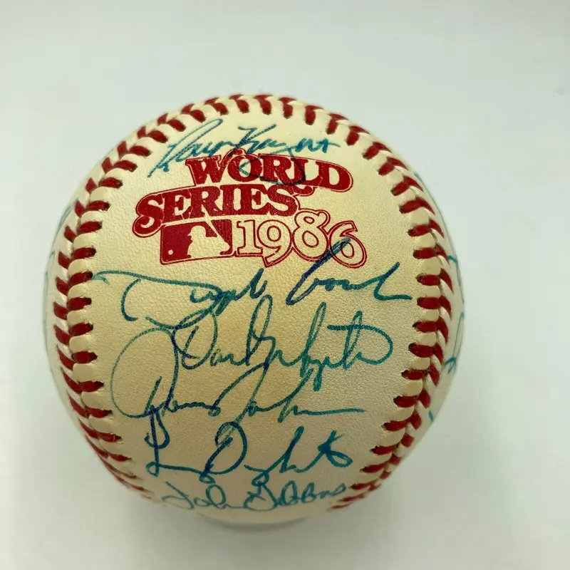 1986 New York Mets World Series Champs Team Signed World Series Baseball