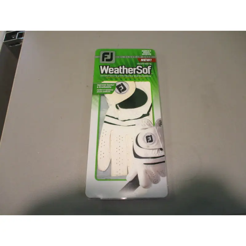 Used Foot-Joy Weather Sof Womens Medium Golf Glove- RH