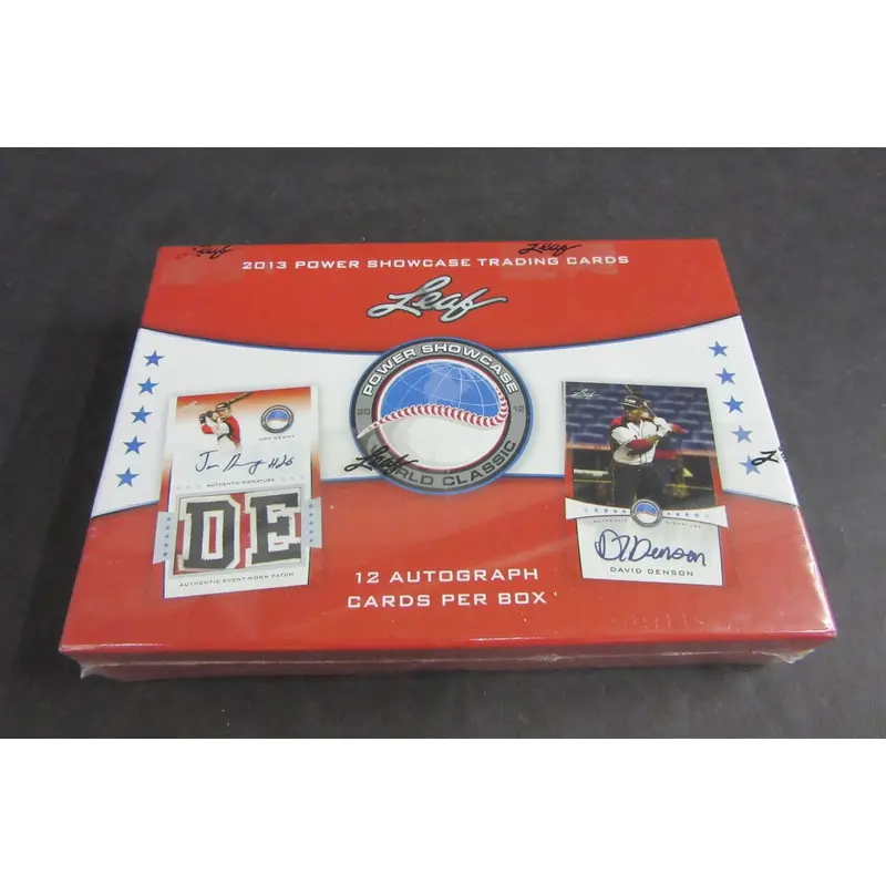 2013 Leaf Power Showcase Baseball Box (Hobby)
