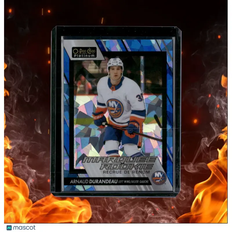 2023-24 O-Pee-Chee Platinum Arnaud Durandeau Blue Fragment Marquee Rookie