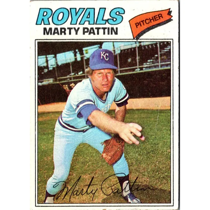 1977 Topps Marty Pattin #658