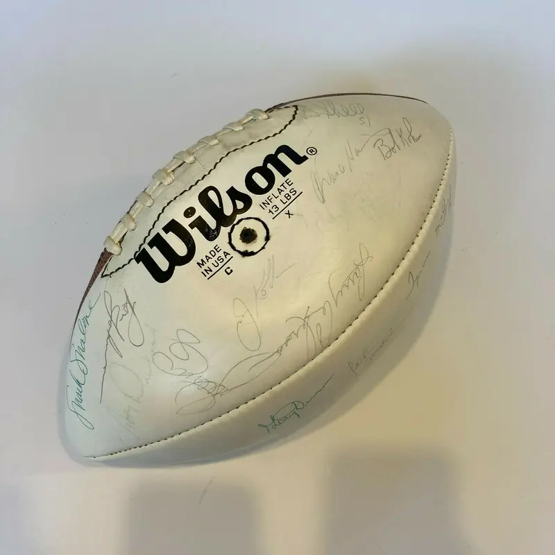1980 Pittsburgh Steelers Team Signed Autographed Football