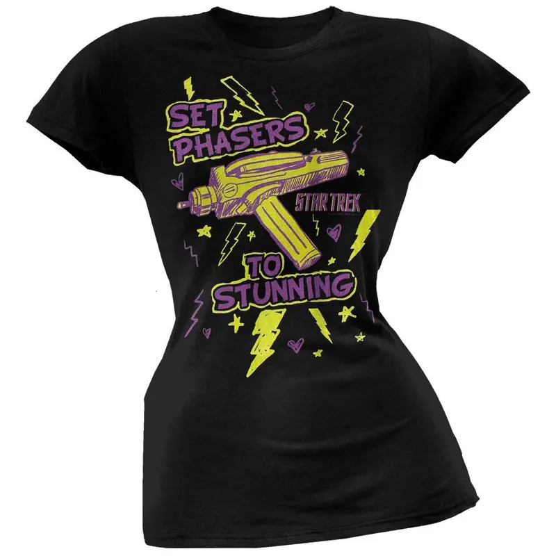 Star Trek - Set Phasers Juniors T-Shirt
