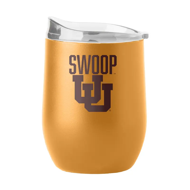Utah 16oz Huddle Powder Coat Curved Bev