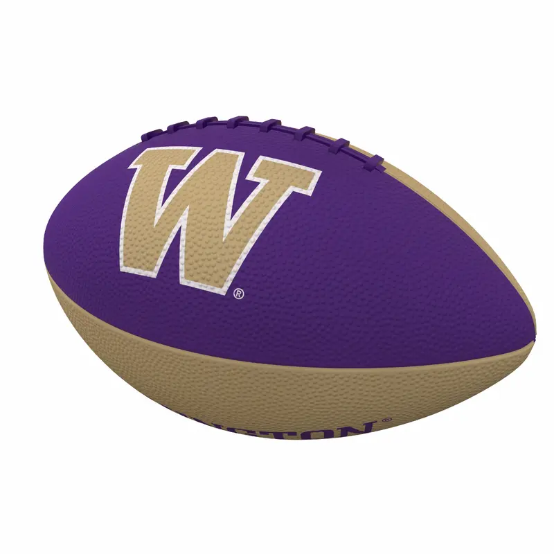 Washington Pinwheel Junior Size Rubber Football