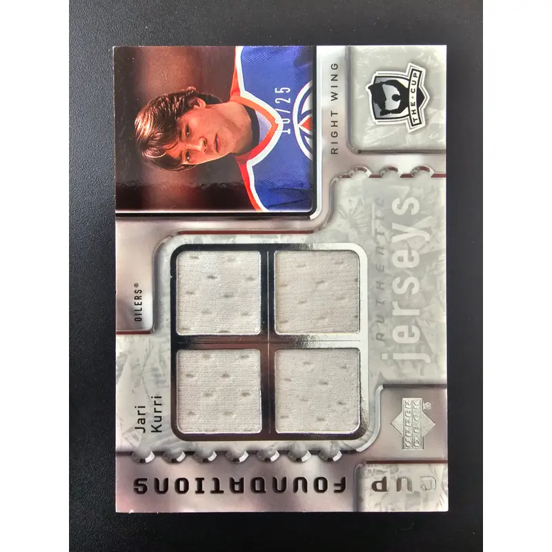 2006-07 Upper Deck The Cup - Cup Foundations Quad - Jerseys - Jari Kurri #CQ-JK /25